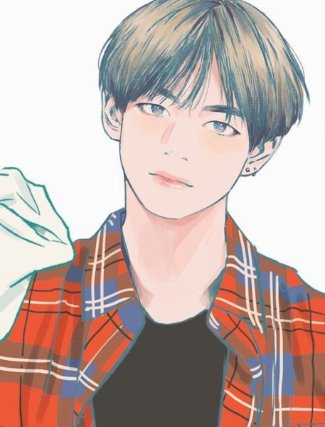 BTS аниме Тэхен