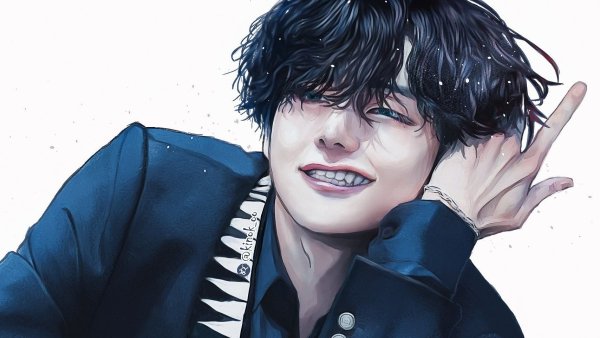 Тэхён из BTS арт