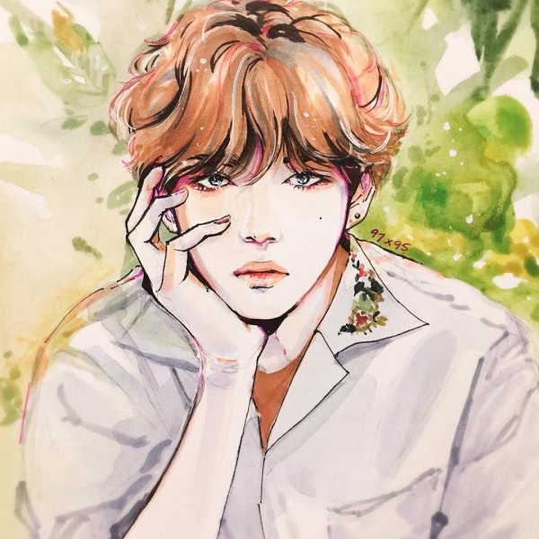 BTS Art Тэхен
