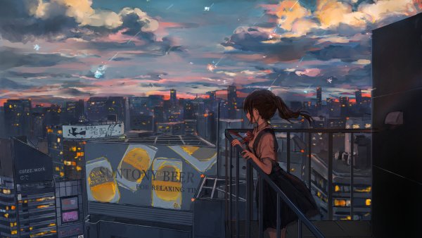Аниме город