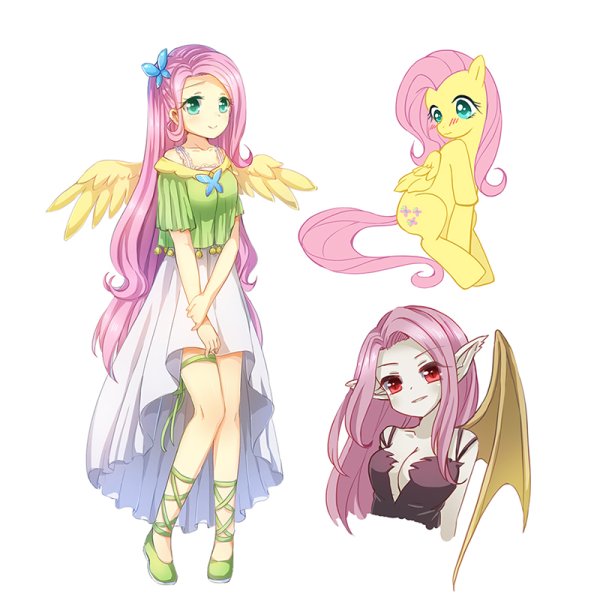 Флаттершай Pony-Human