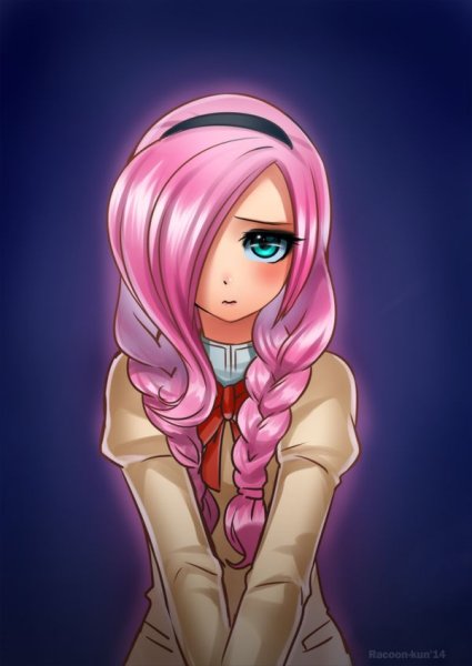 My little Pony аниме Флаттершай