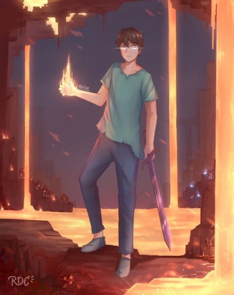 Herobrine Art
