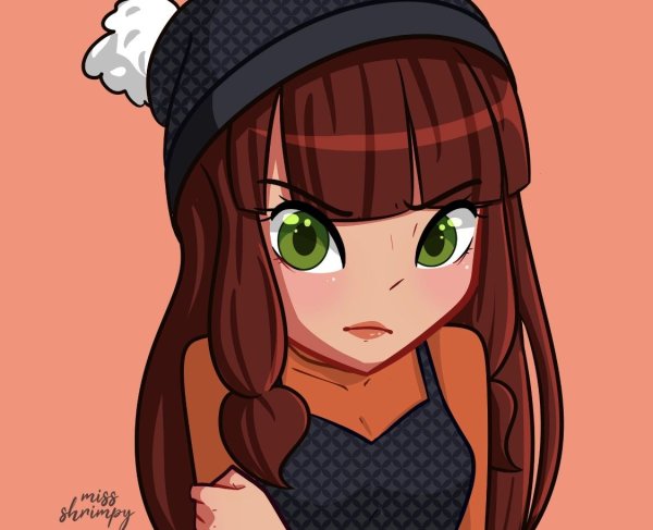 Лила леди баг