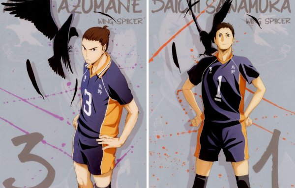 Haikyuu Капитан Карасуно