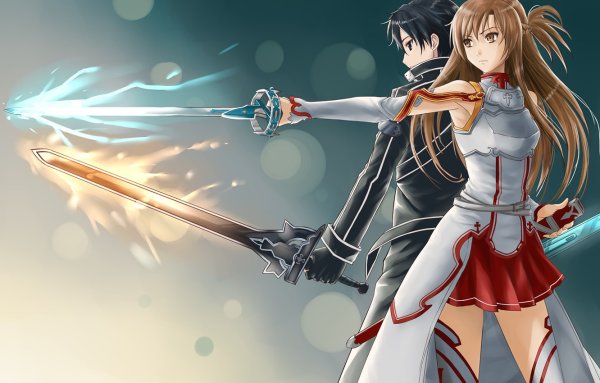 Sword Art online Кирито и Асуна