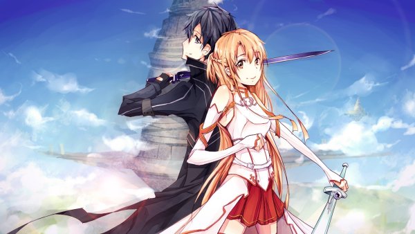 Sword Art online Кирито и Асуна