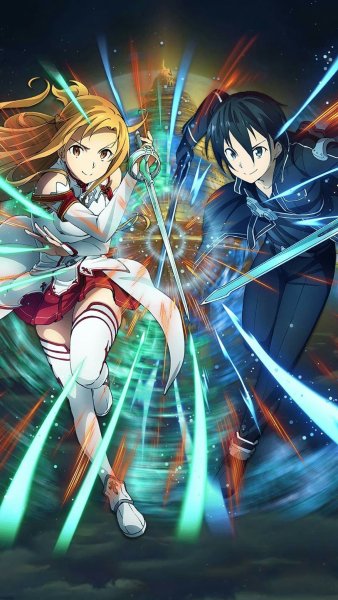 Аниме Sword Art online 1 сезон 1 серия