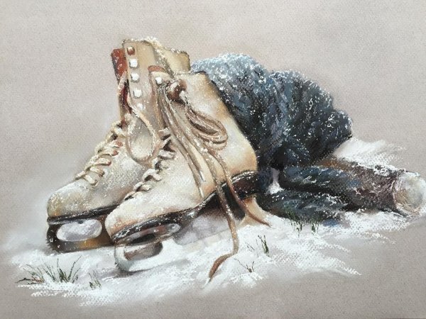 Коньки рисунок