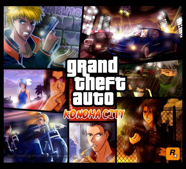 Grand Theft auto San Andreas аниме