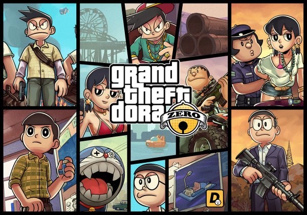 GTA В стиле аниме