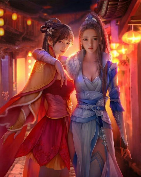 Сянься xianxia девушки