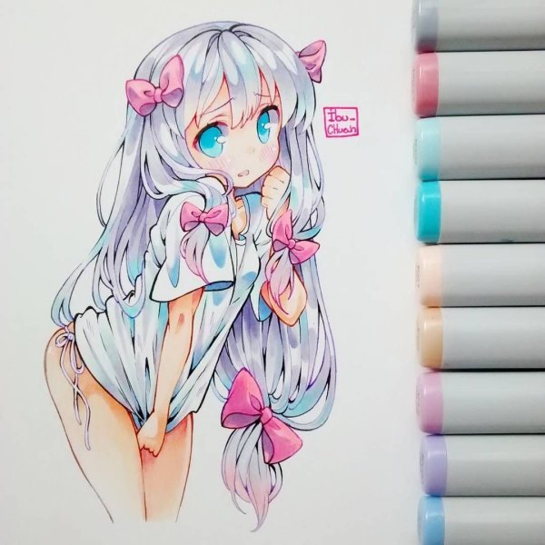 Аниме рисунки карандашом