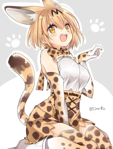Serval (Kemono friends) арт