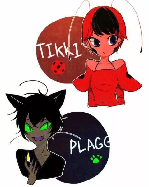 Плагг и Тикки люди комикс