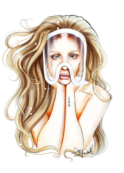 Lady Gaga портрет