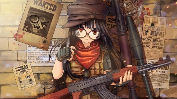 Аниме девушки с оружием