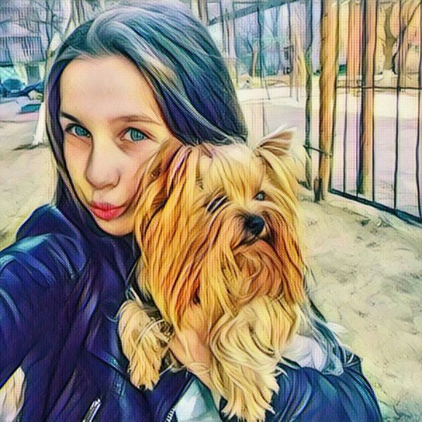 Портрет леди Дианы блогера