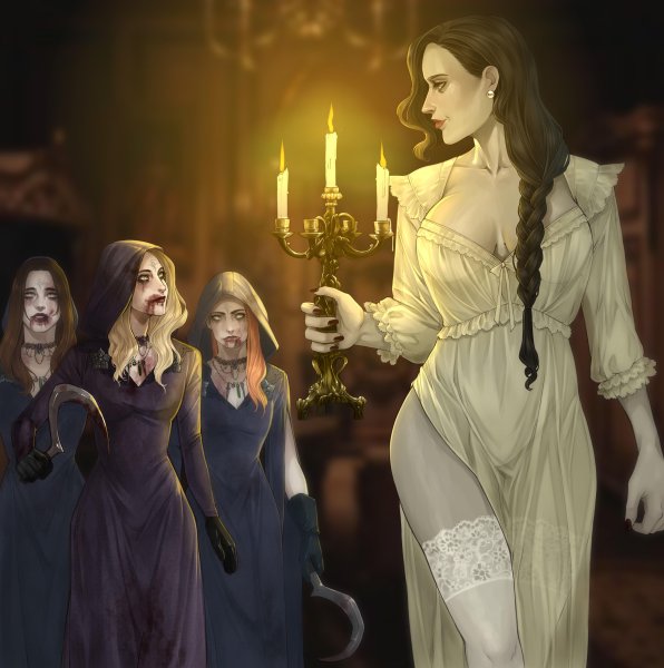 Resident Evil Village дочери леди Димитреску