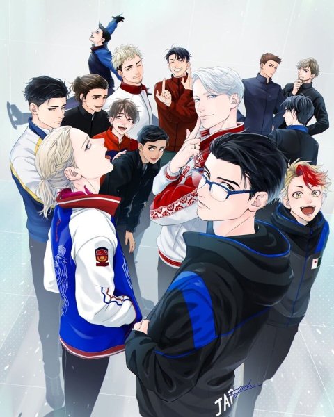 Yuri on Ice Виктор и Юри