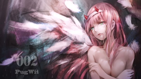 Zero two Darling in the FRANXX демон