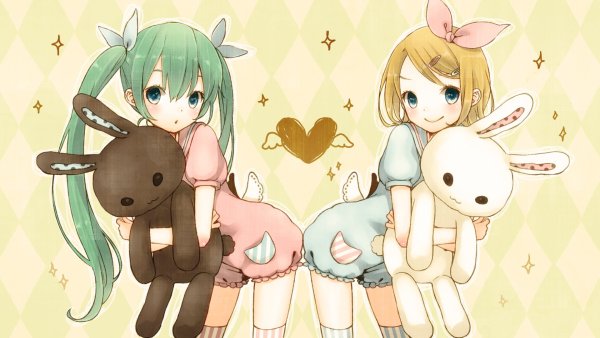 Anime Rin Kagamine Bunny