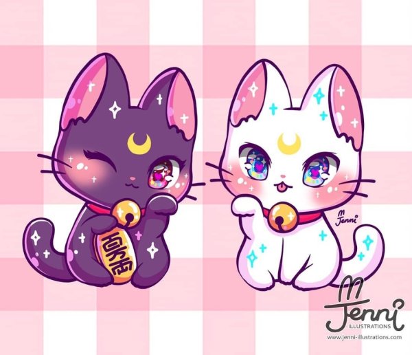 Рисунки милых котиков