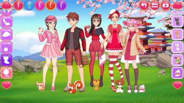 Игры переодевалки аниме