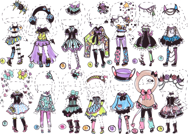 Pastel goth Art одежда
