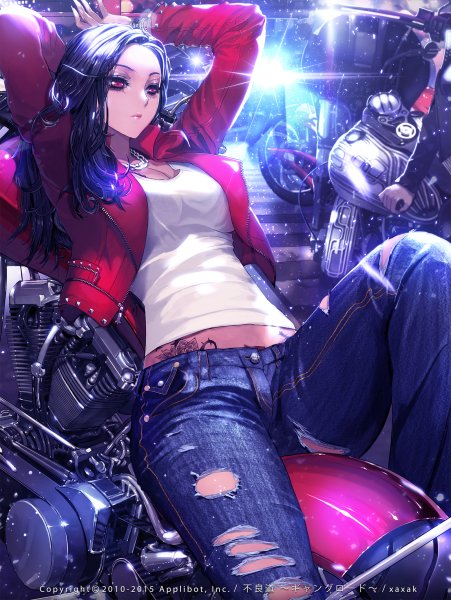 Furyou Michi gang Road аниме мотоциклы