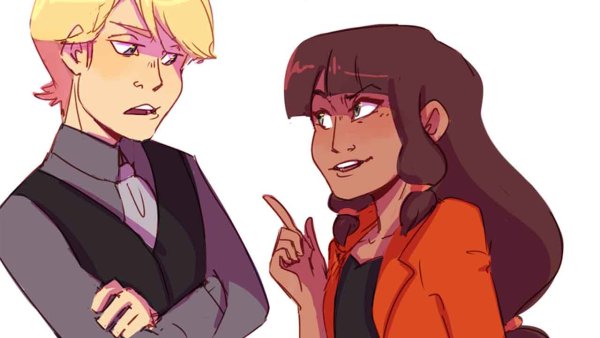 Miraculous Ladybug Lila Rossi and Felix