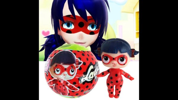 Кукла-сюрприз в шаре Lady Bug (леди баг)