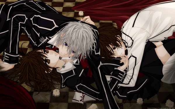 Аниме рыцарь вампир поцелуй