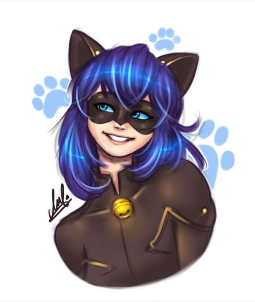 Леди Нуар Маринетт кошка
