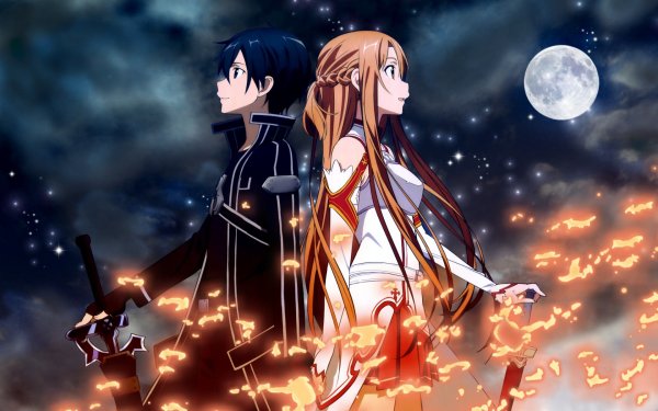 Sword Art online Кирито и Асуна