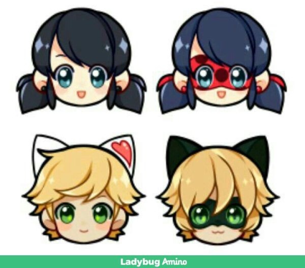 Леди баг и супер кот Chibi