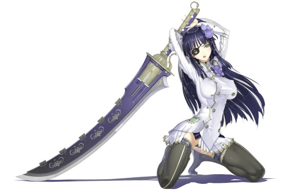 Девушка с большим мечом