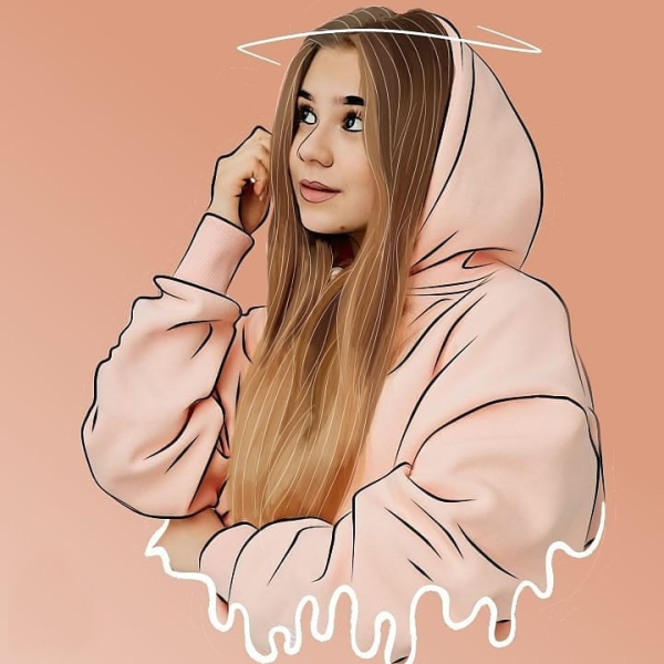 Катя Адушкина для срисовки