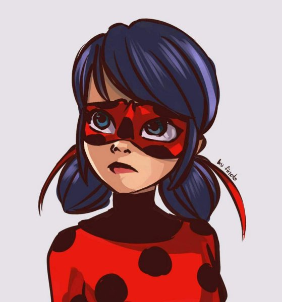 Леди баг и супер кот портрет Marinette