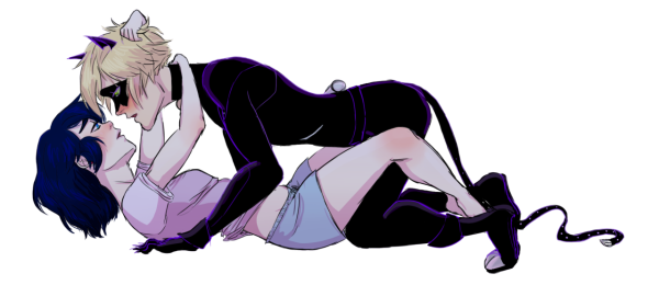 Кот Нуар и Маринетт 18