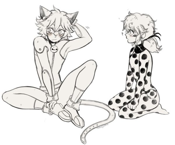Кот Нуар раскраска