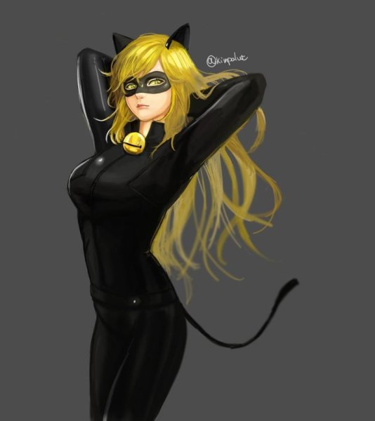 Леди Нуар и кот Нуар