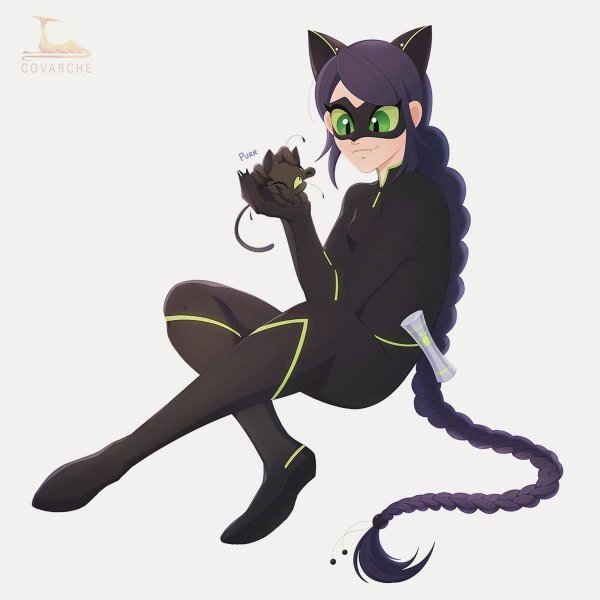 Леди Нуар Маринетт кошка