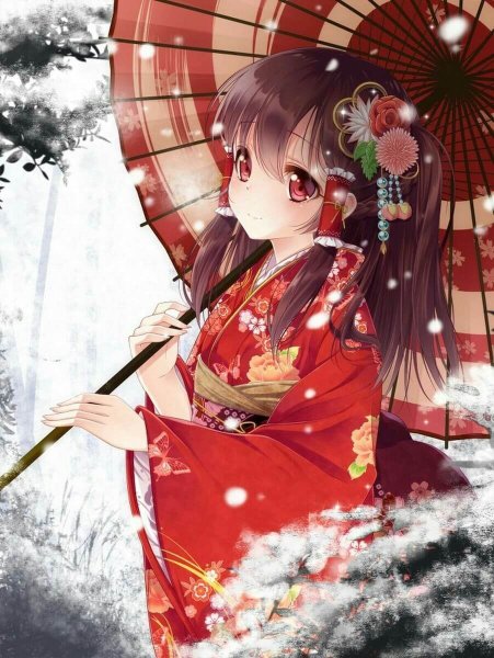 Юката кимоно в аниме