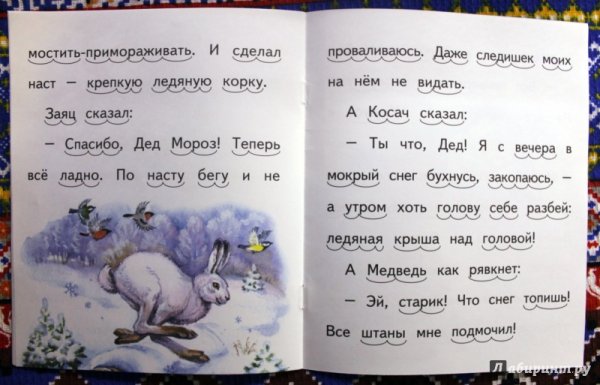 Заяц, Косач, медведь и дед Мороз Виталий Бианки