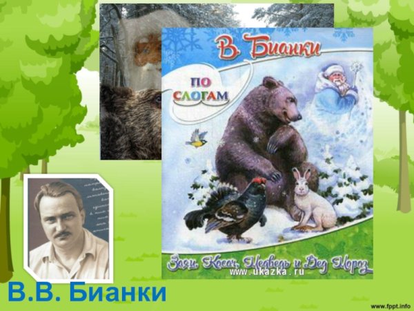 Бианки заяц Косач медведь и Весна
