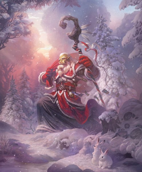 World of Warcraft зимний Покров арт