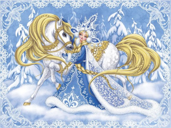 Касперская Марина иллюстрации Снегурочка