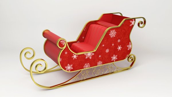 Санки Санта Клауса