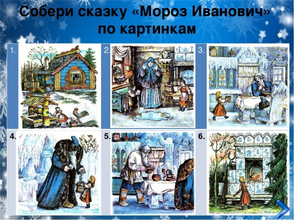 Мороз Иванович план сказки 3 класс